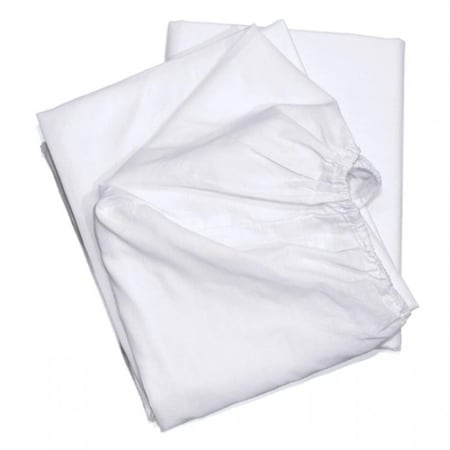 Kd T-180 Elite Cotton Blend Fitted Sheet, White Twin Size Large, 6PK KD2644426